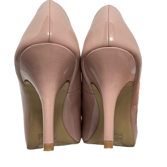 Kelly and Katie Blush Colored Patented Leather 3 1/2” Heels with Bow Size 8.5 - Picture 7 of 13